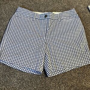 Lands End NWT Womens Petite Blue Shorts